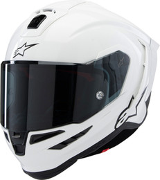 Alpinestars Supertech R10 Solid Gloss White Helmet
