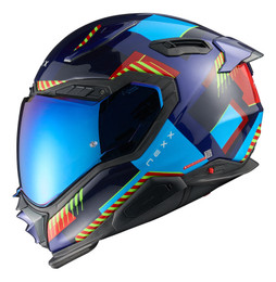 Nexx XWST3 Fluence Red Blue Helmet