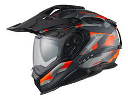 Nexx X.WED3 Trail Mania Matte Grey Orange Helmet