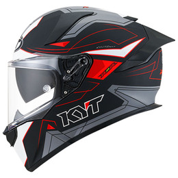 KYT R2R LED Matte Black Grey Helmet