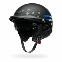 Bell Pit Boss Banner Matte Black Red Helmet