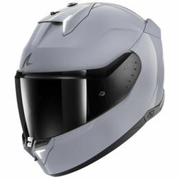 Shark Skwal i3 Dark Shadow Edition Gun Silver Helmet