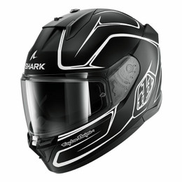 Shark D-Skwal 3 Matte Drone Black White Helmet