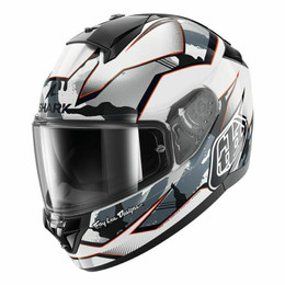 Shark Ridill 2 Matrix Camo White Silver Red Helmet