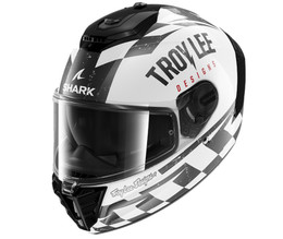 Shark Spartan RS Raceshop Anthracite Blue Black Helmet