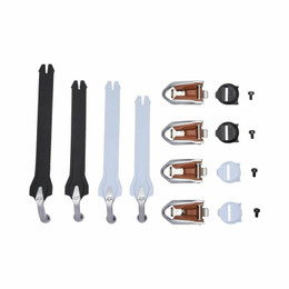 Fox Racing Motion Black White Gum Strap Kit