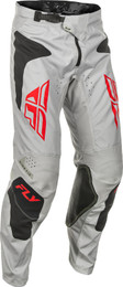 Fly Racing Kinetic Sym Light Grey Red Black Pants