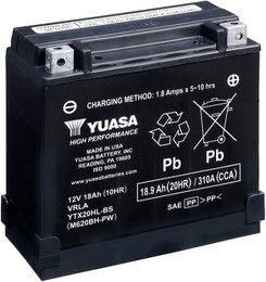 Yuasa YTX20HL-BS Battery