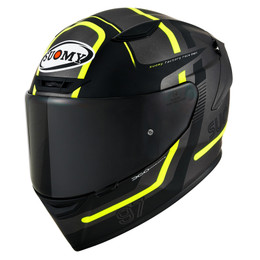 Suomy Track-1 97 Gunmetal Yellow Helmet