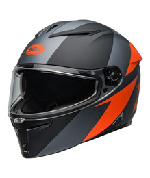 Bell Lithium Shear Matte Gray Orange Helmet