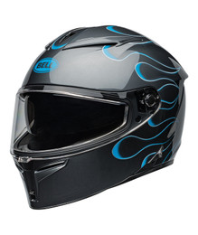Bell Lithium Torch Gloss Gray Blue Helmet