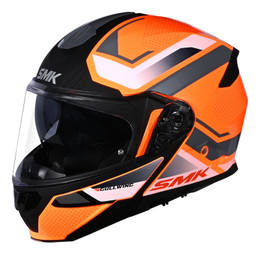 SMK Gullwing V2 Supertour Orange Helmet