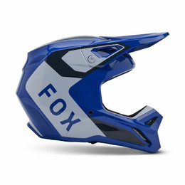 Fox Racing V25 V1 Polaris Blue Helmet - Speed Addicts