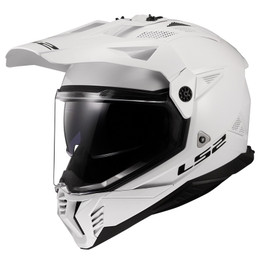 LS2 Explorer Solid Gloss White Helmet - Speed Addicts