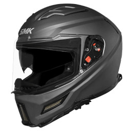 SMK Agnar Matte Black Helmet