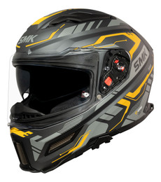 SMK Agnar Orange Tektron Helmet