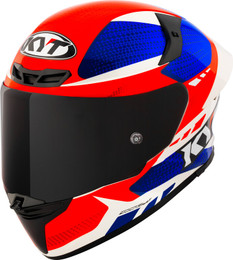 KYT TT-Revo Gear Blue Red Helmet