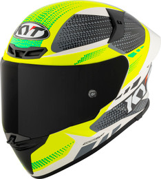 KYT TT-Revo Gear Black Yellow Helmet