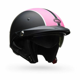Bell Pit Boss Pinned Matte Black Pink Helmet