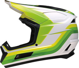 Z1R Youth Dirt Maxx Vortex White Green Helmet