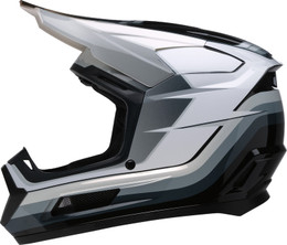 Z1R Youth Dirt Maxx Vortex Black White Gray Helmet