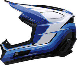 Z1R Youth Dirt Maxx Vortex Blue White Helmet