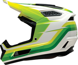Z1R Dirt Maxx Vortex White Green Helmet