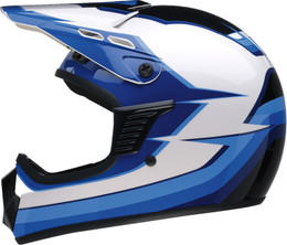 Z1R Child Dirt Maxx Vortex Blue White Helmet