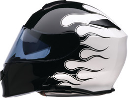 Z1R Solaris 2.0 Flame Black White Helmet
