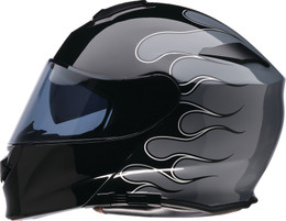 Z1R Solaris 2.0 Flame Black Gray Helmet