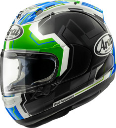 Arai Corsair-X Rea-6 Green Helmet