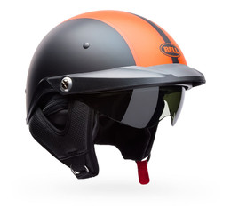 Bell Pit Boss Matte Black Orange Pin Helmet