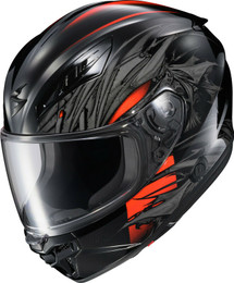 Scorpion EXO EXO-R430 Wyvern Black Red Helmet