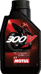 Motul 300V 4T Competition Synthetic Oil 10W-40 Liter - 101348 / 104118