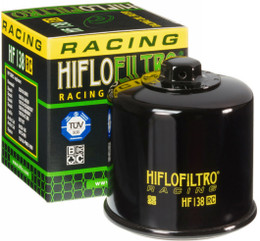 Hiflofiltro Racing Oil Filter (Black) - HF138RC