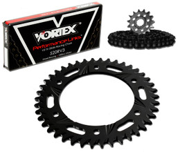 ストックセット Vortex CK4128 Chain and Sprocket Kit WSS KAW ZX750L (ZX-7) 93-95