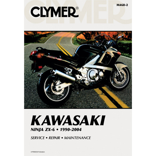 Clymer M468-2 Service Shop Repair Manual Kawasaki Ninja ZX-6 1990-2004