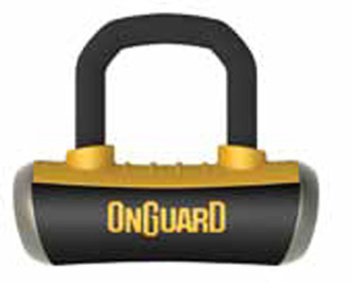 OnGuard 8046 Boxer x 4 Disc Lock with Pouch & Reminder 5/8"