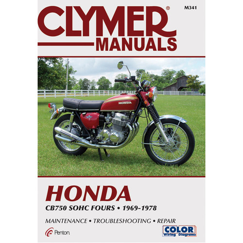 Clymer M341 Service Shop Repair Manual Honda CB750 SOHC Fours 69-78