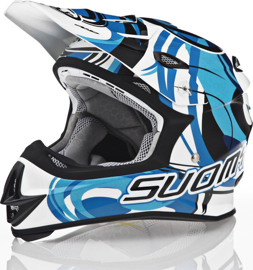 Suomy MX Jump Vortex Blue Helmet