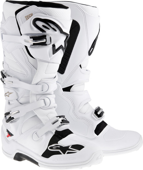 Alpinestars Tech 7 (Previous Collection) Boots White - Speed Addicts
