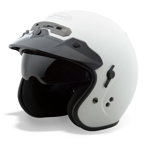 Gmax GM-32 Open Face Helmet Solid White