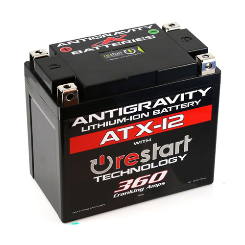 Antigravity Re-Start Lithium Battery ATX-12 360CA 4 Terminal