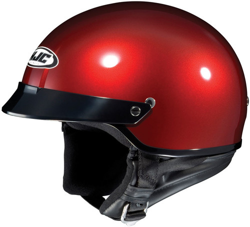 HJC CS-2N Solid Gloss Wind Red Helmet