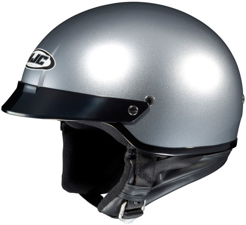 HJC CS-2N Solid Gloss Silver Helmet