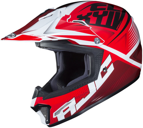 HJC CL-XY 2 Ellusion Red White Youth Helmet