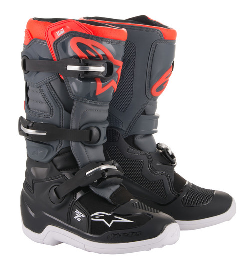 Alpinestars YOUTH Tech 7S GREY/RED Boots Alpinestars YOUTH Tech 7S GREY/RED Boots