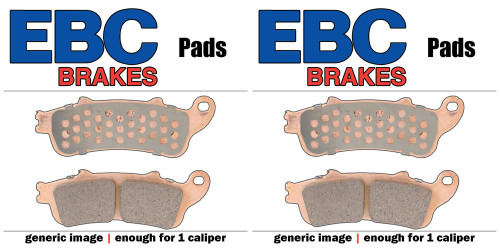 EBC Double-H Sintered Metal Brake Pads FA319HH (2 Packs - Enough for 2 Rotors)