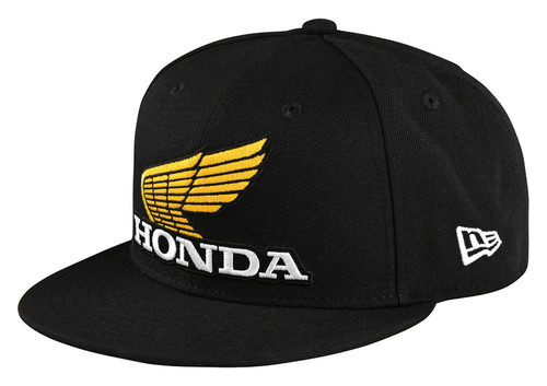 Troy Lee Designs Honda Retro Wing Snapback Hat Black Osfa size
