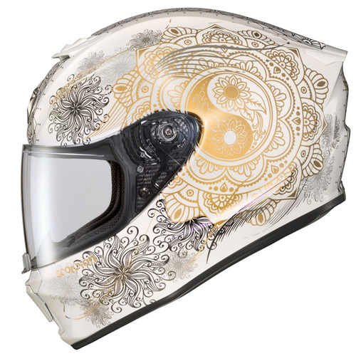 Scorpion Exo-R420 Full Face Helmet Namaskar White